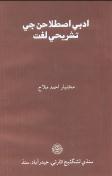 ادبي اصطلاحن جي تشريحي لغت